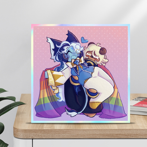 TruthlessSage pride print - 5.5" x5.5"(140x140mm)