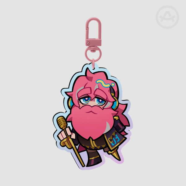 Old man Luka - Holo Keychain
