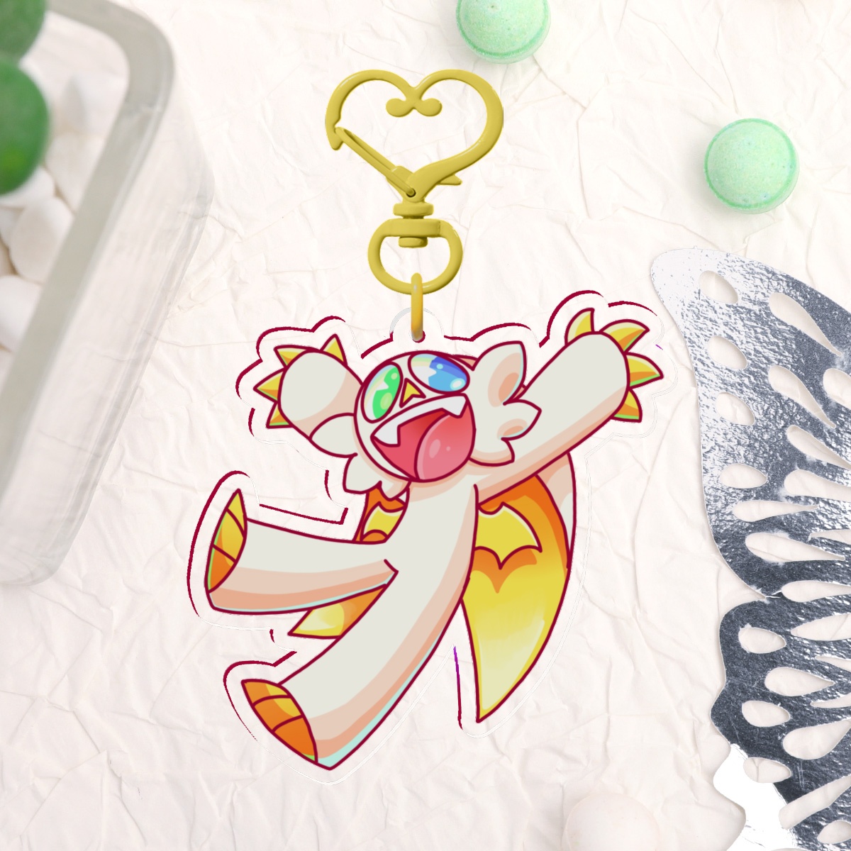 Cleanie Critters クリーニークリッターズ Batty Acrylic Keychains by Creep Critters - ACGGOODS