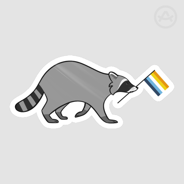 Aroace Pride Raccoon