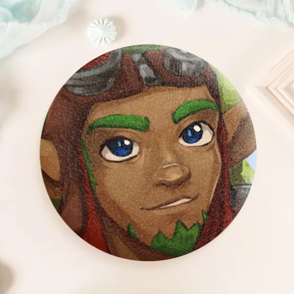 Jak Plush Badge