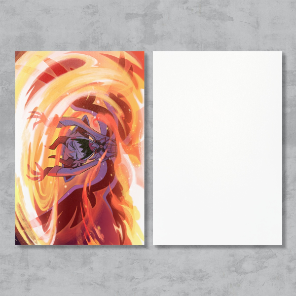 I'm the Serpent, I'm the flame! | Pearl Paper Postcard