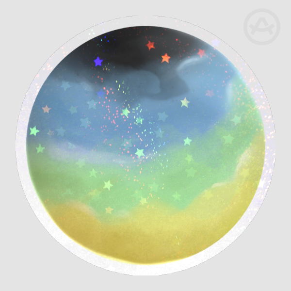 System Pride Planet Sticker
