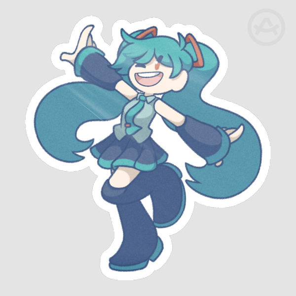 Performing Miku Sticker