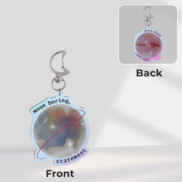 Our Moon Rainbow Charm