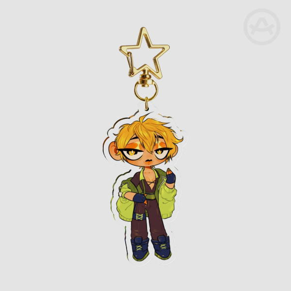 Quincy Clear Acrylic Keychains