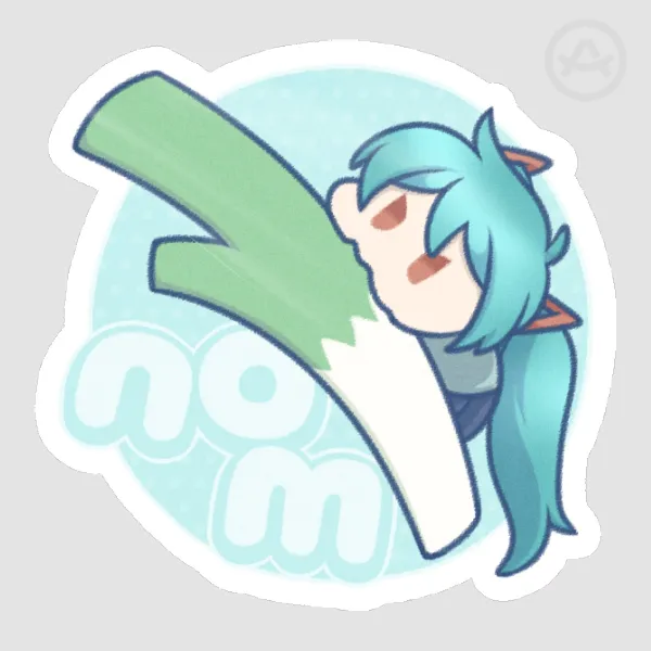 Miku Nom Sticker