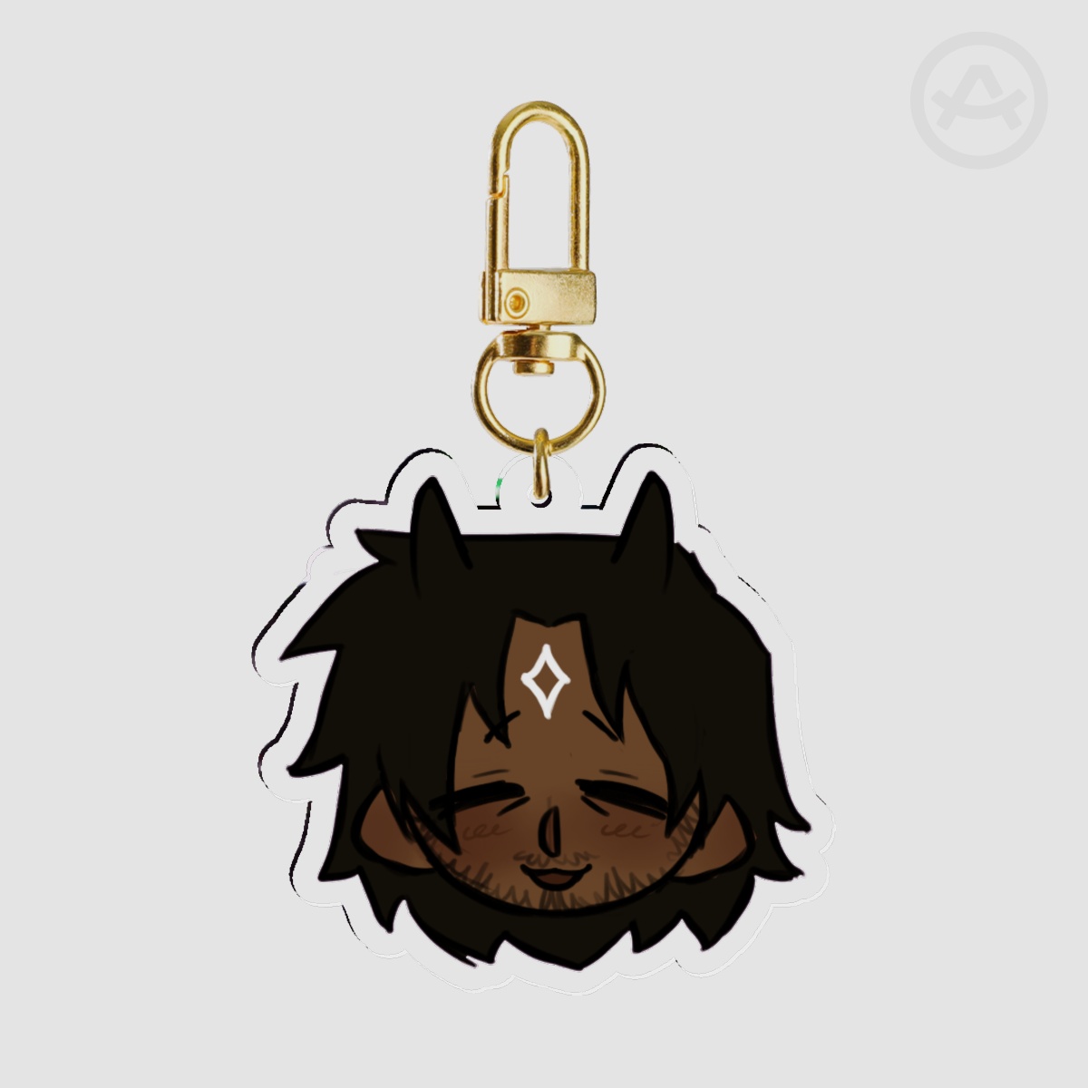 Smiling Dragon Fel Acrylic Keychain