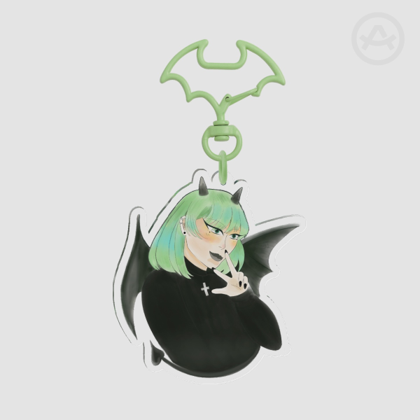 Mae Little Devil keychain