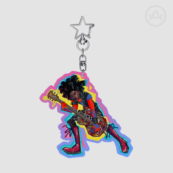 Spider-Punk Hobie Keychain