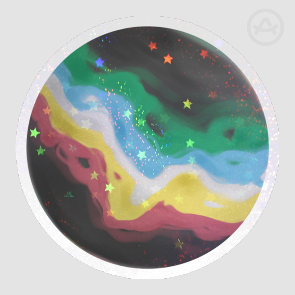 Disability Pride Planet Sticker