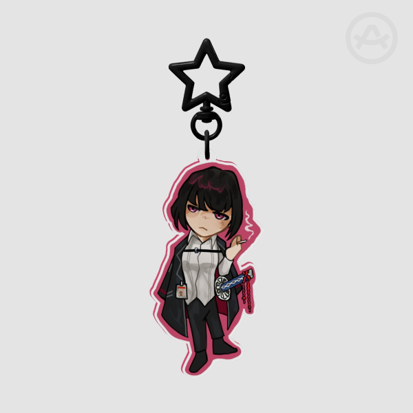 Limbus Company Ryoshu Clear Acrylic Keychains