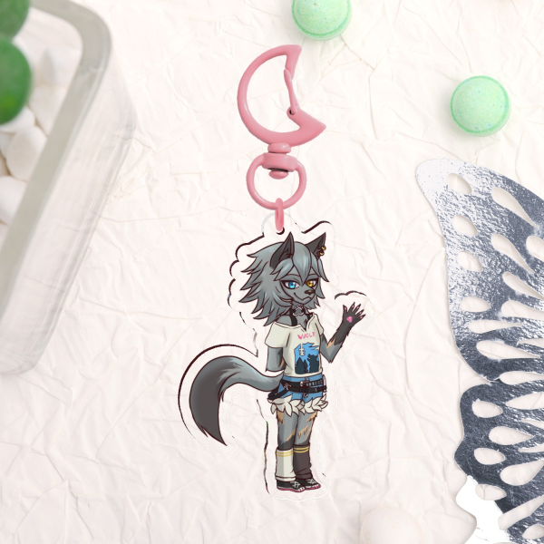 Fortnite Wolfie Double Sided Acrylic Charm