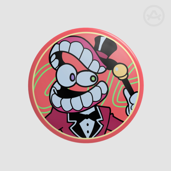 Caine Button Badge