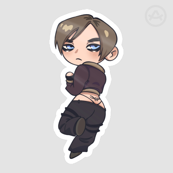 Leon Kennedy Die Cut Stickers