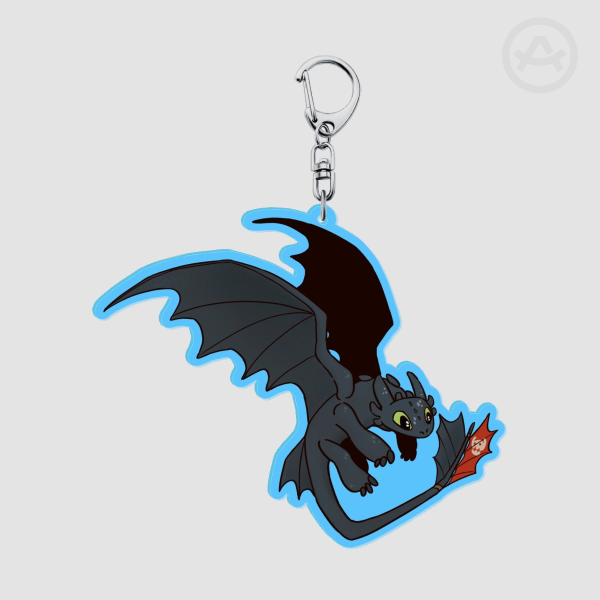 Toothless HTTYD Keychain
