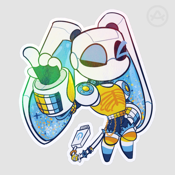 Aroace pride Dr Aero Sticker