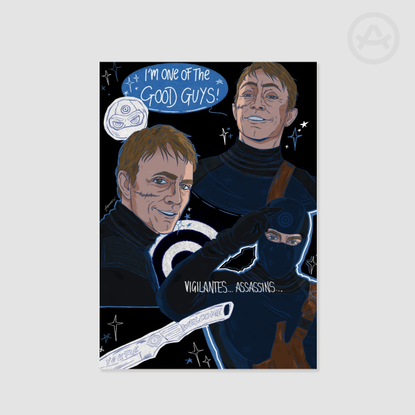 Bullseye | Good Guys Postcard Print | DDBA