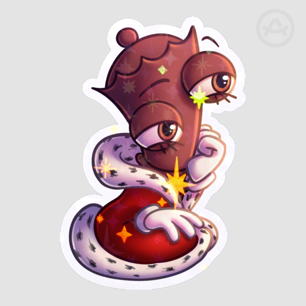 Queenie Holographic Sticker