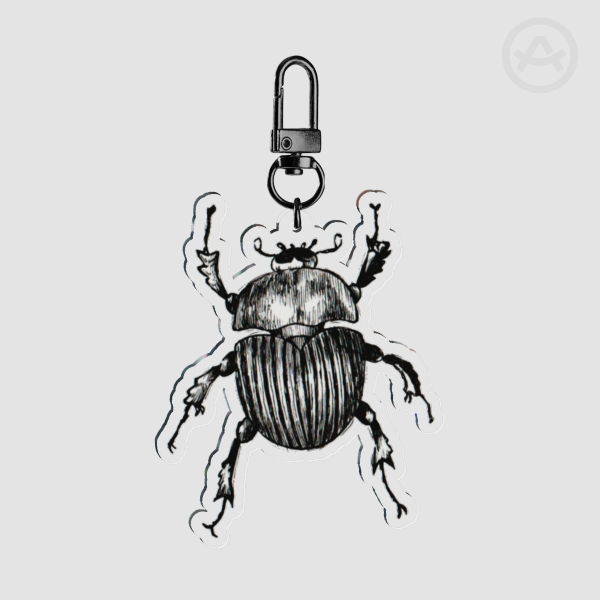 Ink bug keychain