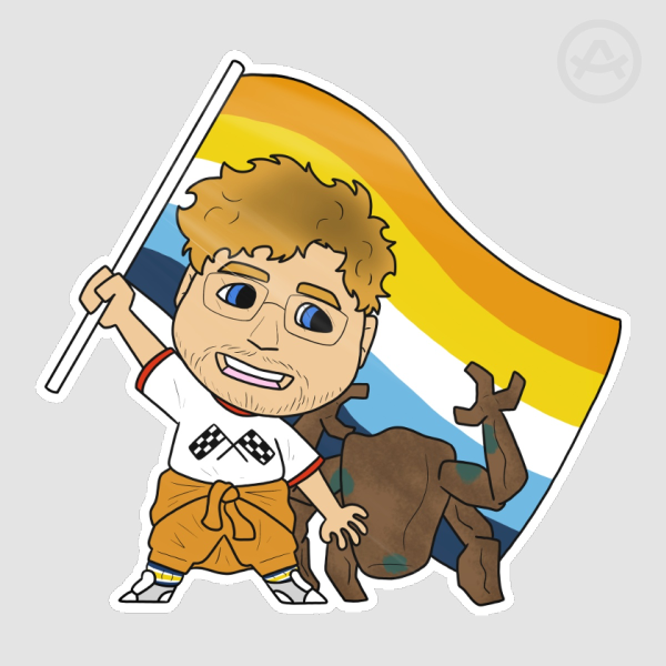 Aroace In Space Die Cut Stickers
