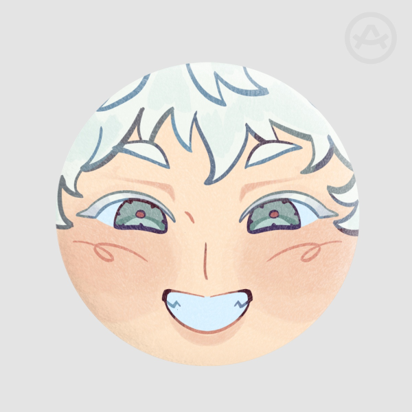 Hikaru plush pin