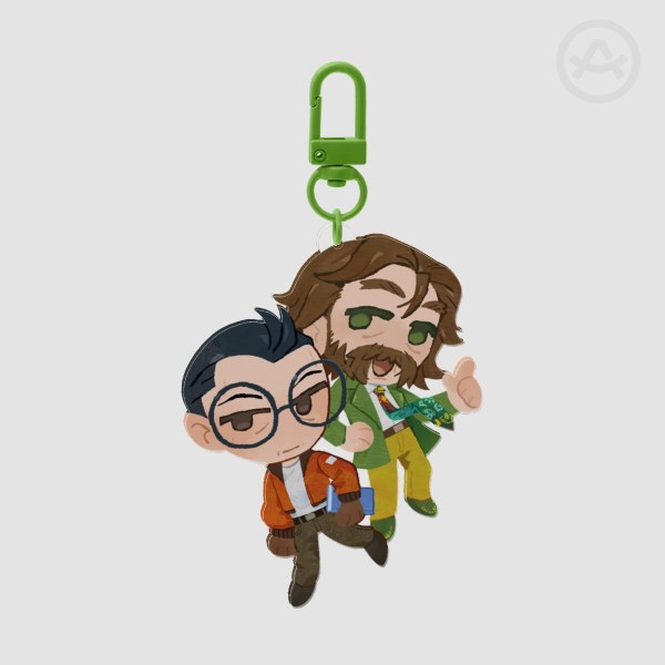 Disco Elysium Kim and Harry charm