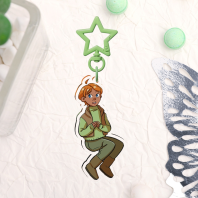OC - Arnold - Clear Acrylic Keychain