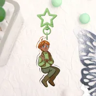 OC - Arnold - Clear Acrylic Keychain