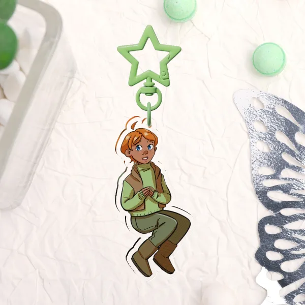 OC - Arnold - Clear Acrylic Keychain