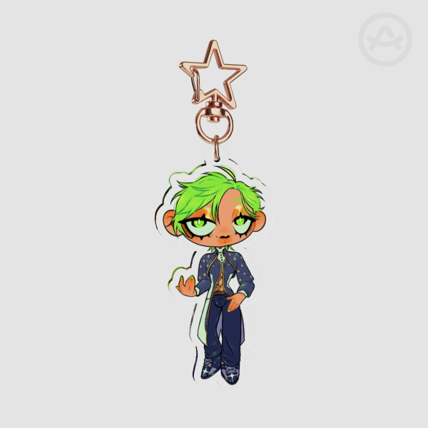 Olivine Clear Acrylic Keychains