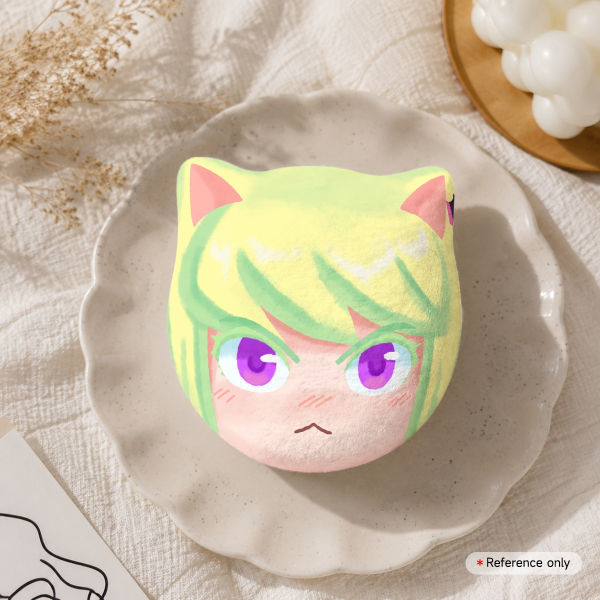 Cat Lio Plush Badge