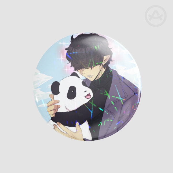 Mr. Villain's Day Off Button Pin