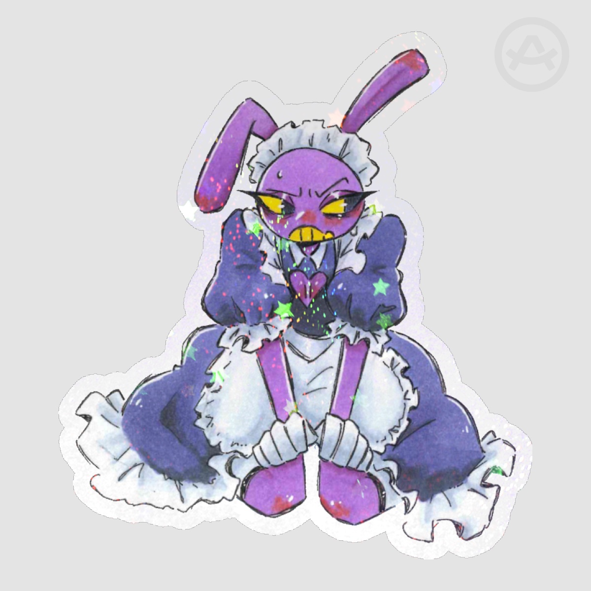 Jax Maid dress Die Cut Stickers