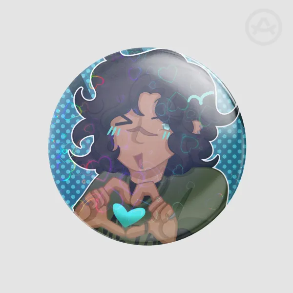 Human Sebastian Solace Pin Badge
