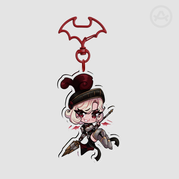 Crimson Knight Mercy Acrylic Keychain