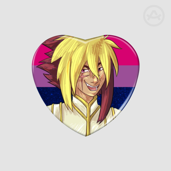 Bi IV Heart Badge