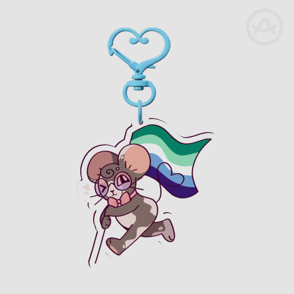 Little Mouse - Gay Flag/Keychain (6cm)
