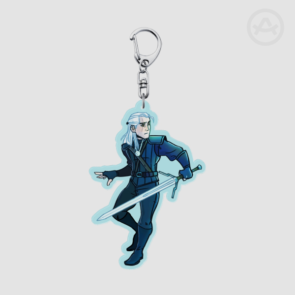 Geralt of Rivia Keychain