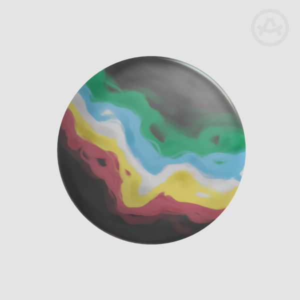 Disability Pride Planet Badge