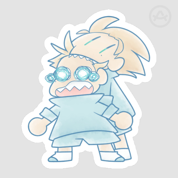 Sprout Twins Calculated Attack Sticker