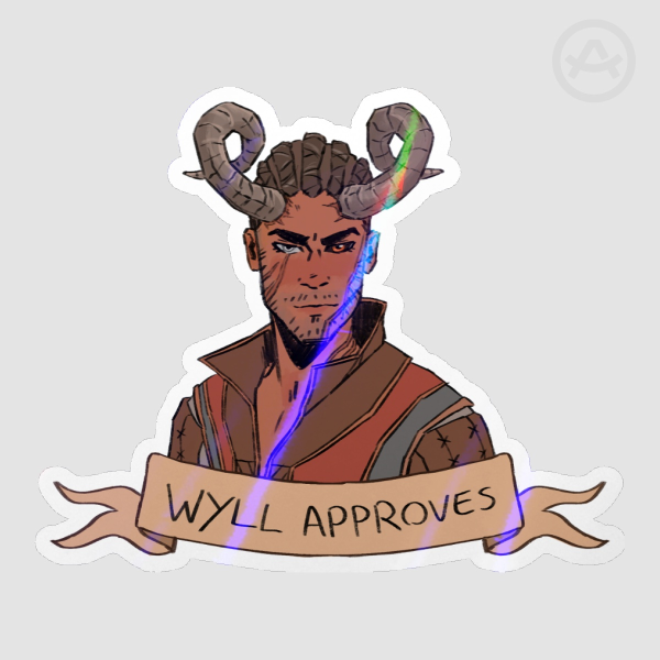 Wyll Approves Sticker