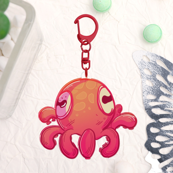 Little Octopus - Acrylic Keychain