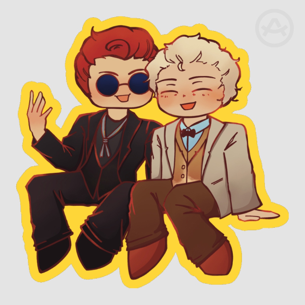 Good Omens Aziracrow sticker