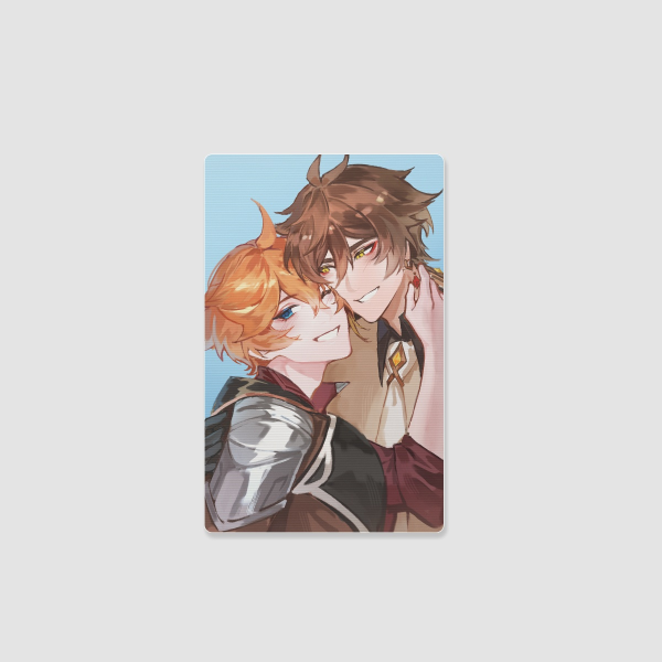 ZHONGLI X CHILDE LENTICULAR CARD