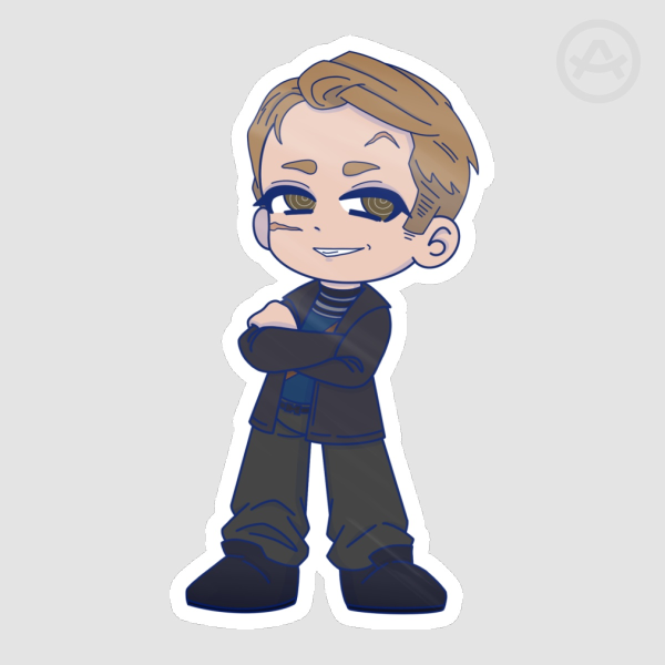 Bullseye | Chibi Dex Die Cut Sticker | DDBA