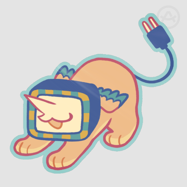 Sphinx Tenna Glossy Die Cut Sticker