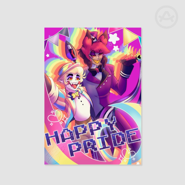 Radioapple Happy Pride Poster Medium