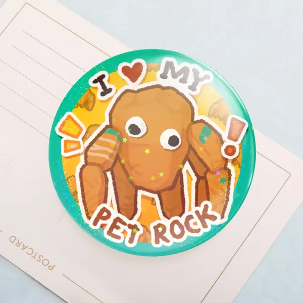 [PHM] I <3 my Pet Rock(y) Pin