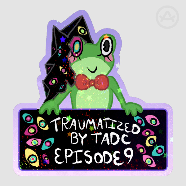 Trauma Ribbit Sticker